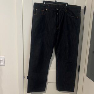Levi's Men's Black Straight Jeans